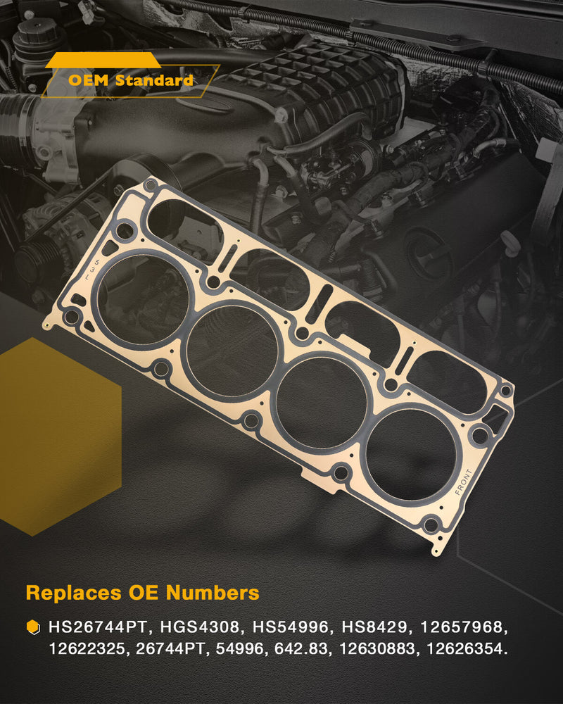 Cylinder Head Gasket Set for GMC Sierra Chevy Silverado 1500 Tahoe 5.3L V8 14 19