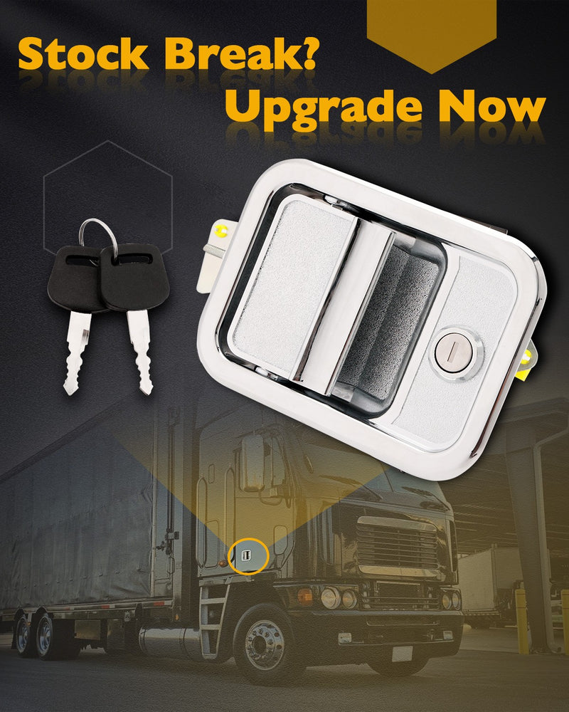 Front Right Exterior Door Handle Lock Cylinder For Freightliner Columbia 03 14