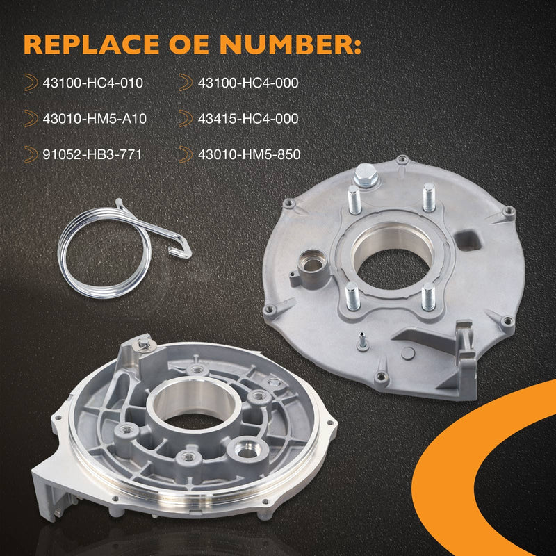 Rear Brake Backing Plate Bearing Seals Kit for Honda Fourtrax TRX300 TRX300FW