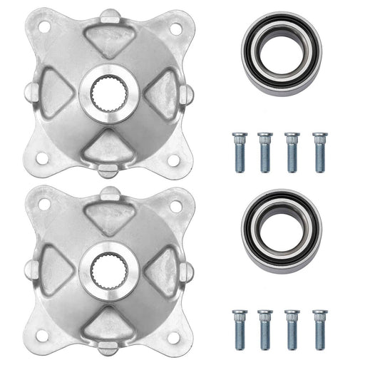 DURAFORCE Rear Wheel Hub Bearing and Studs Kit for Polaris Ranger 800 700 570 500 450 400