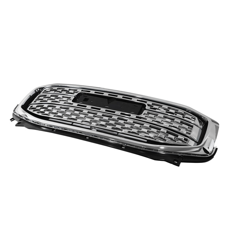 DURAFORCE 84378394 Front Upper Grille Assembly Chrome for GMC Acadia Denali 2017-2019