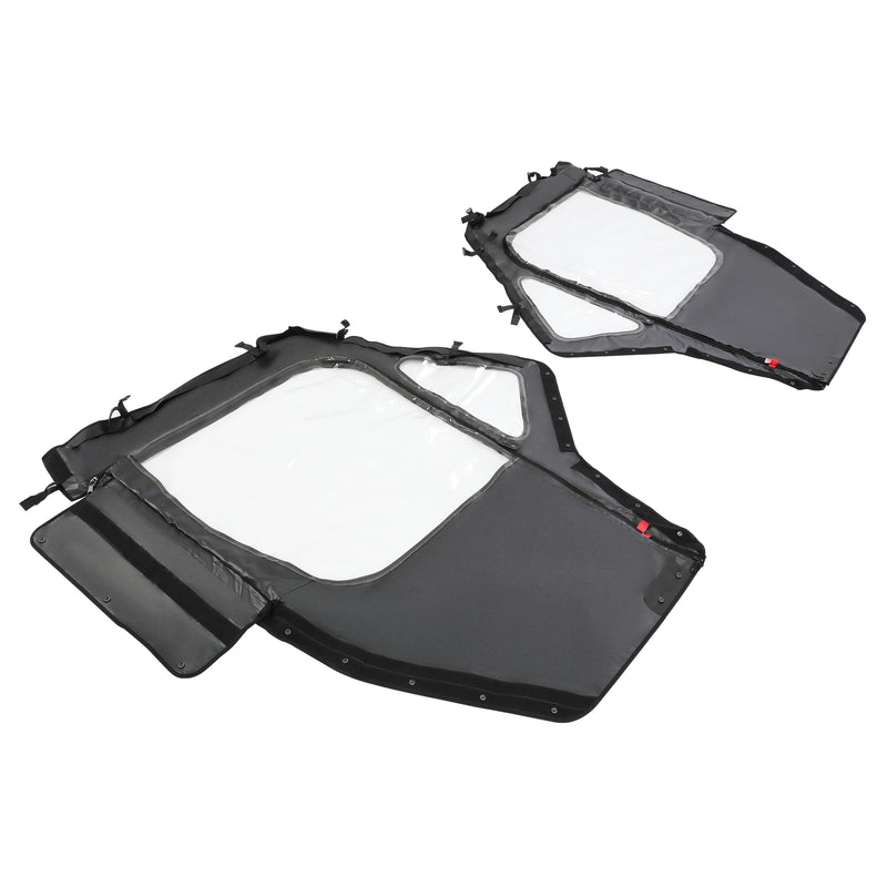 Soft Doors Kit Left Plus Right For Can Am Defender HD 5 7 8 9 10 2016 Plus 2 Seater