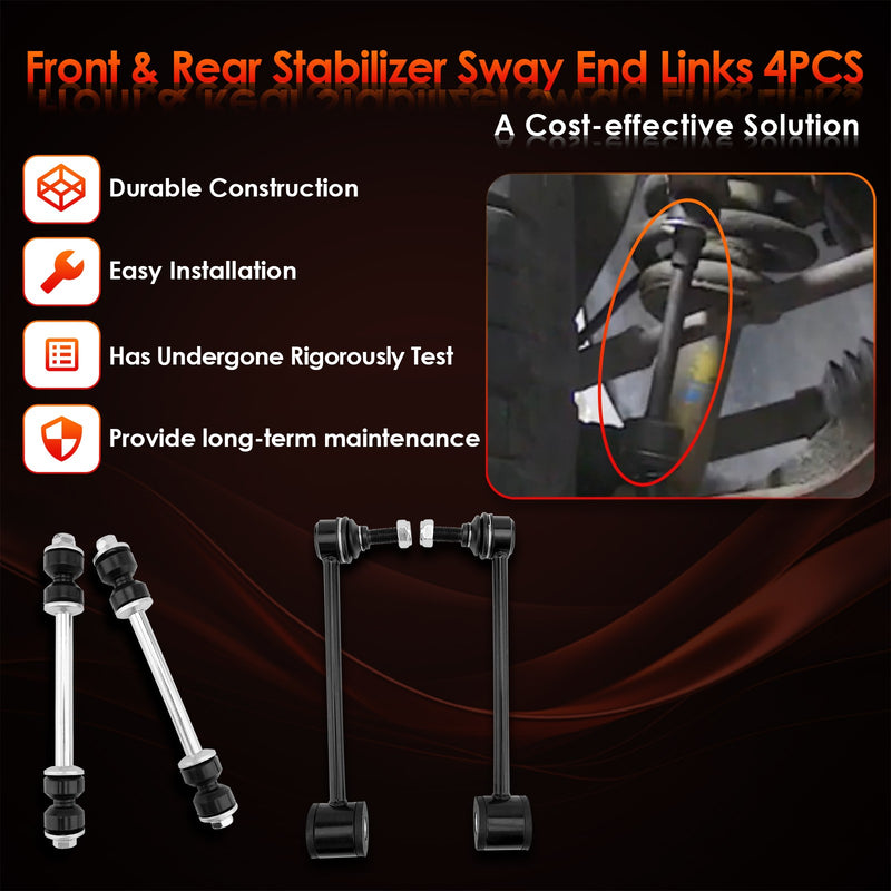 Front Rear Sway Links for Chevy Tahoe Suburban 1500 Avalanche Yukon for Cadillac