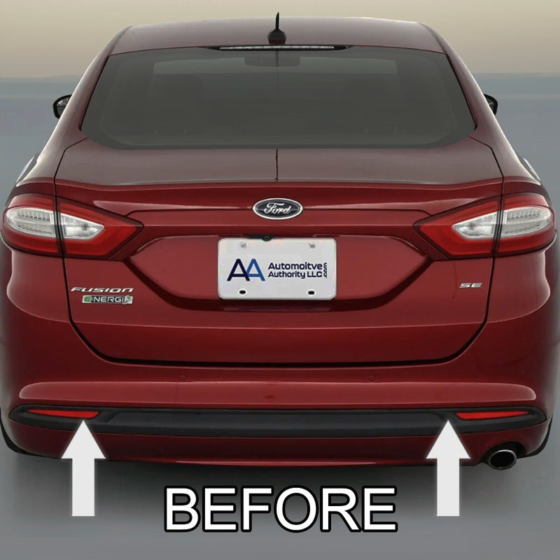 Chrome Rear Bumper Trim for 2013 2014 2015 2016 2017 Ford Fusion