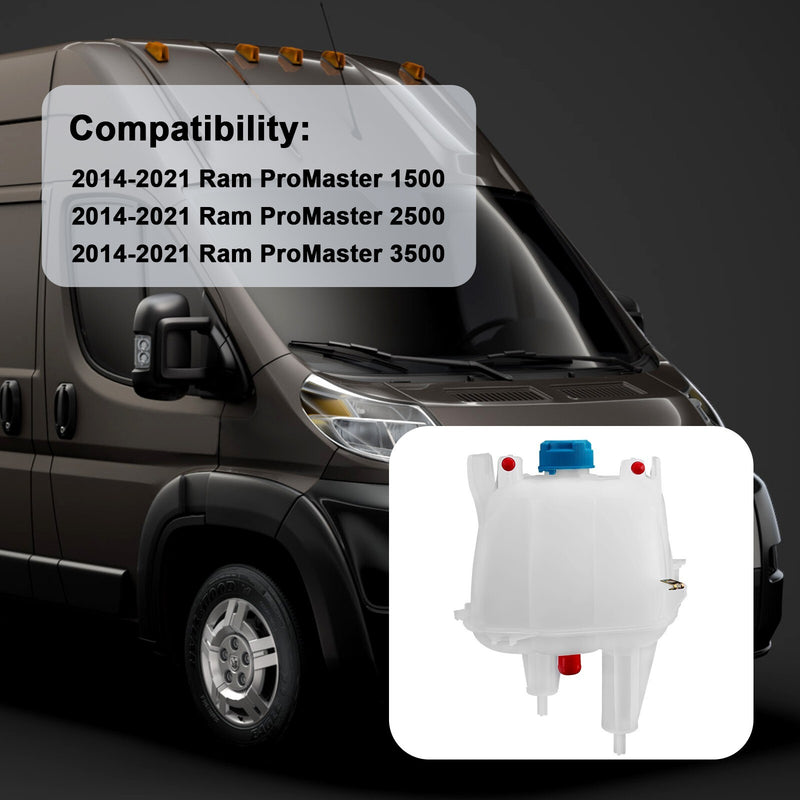 603832 Coolant Recovery Reservoir For ProMaster 14 21 1500 2500 3500 52014880AA