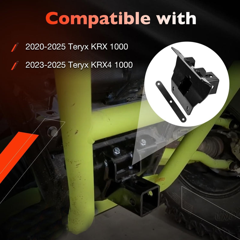 101810 2 Inch Rear Reciever Tow Hitch For Kawasaki Teryx KRX 1000 2020 2025