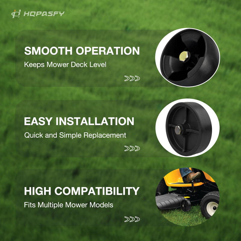 7340973 73404155 Lawn Mower Deck Roller Wheel Kit For Cub Cadet Craftsman 4pc
