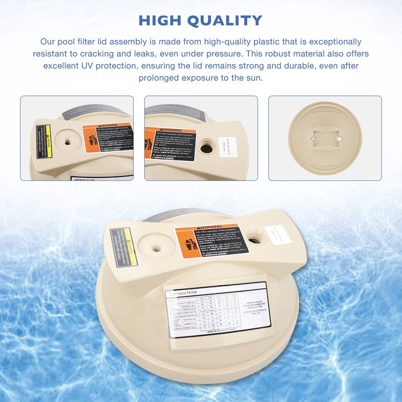Pool Filter Cover Lid For Pentair Clean And Clear Predator 50 100 125 Sq Ft