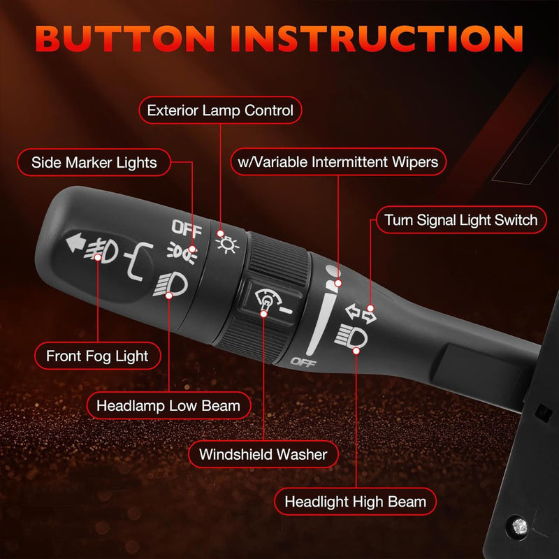 2330840 Turn Signal Wiper Hazard Light Switch for Chrysler PT Cruiser 2001-2005