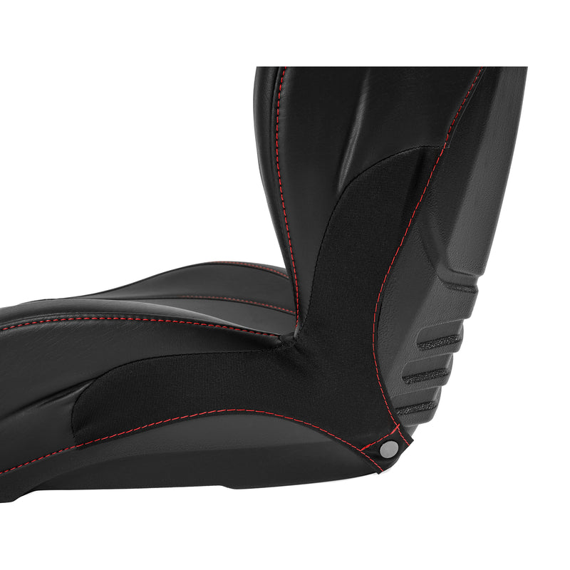 2Pcs Black Sewn Bucket Seats For Yamaha Rhino 450 660 700 5UG-F4710-00-00
