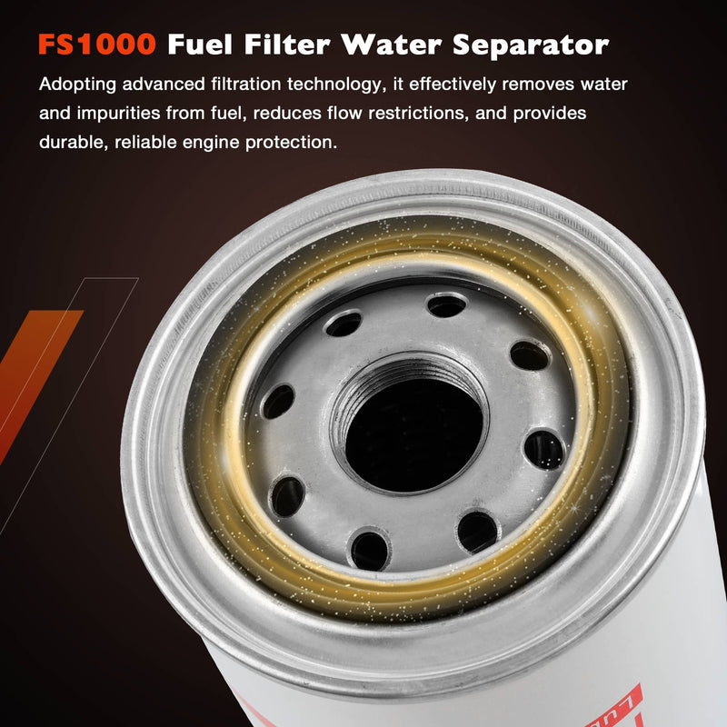 FS1000 Fuel Filter Water Separator For Freightliner Cummins C15 ISL9 M11 6x