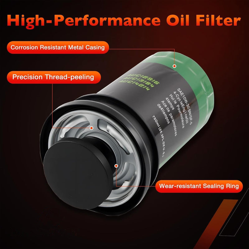 AUC12916 Oil Filter For John Deere E120 E130 E150 E160 E170 E180 Dry Filter