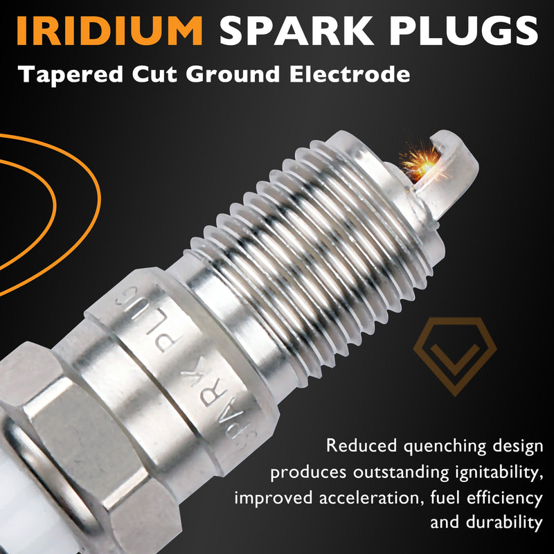 DR39 Ignition Coils Iridium Spark Plugs Wires For Chevy Impala Buick 99 09