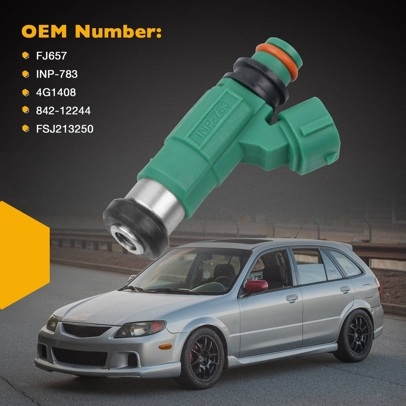 84212245 Fuel Injectors For Mazda Protege Protege5 2.0L I4 2001 2003 4 Piece