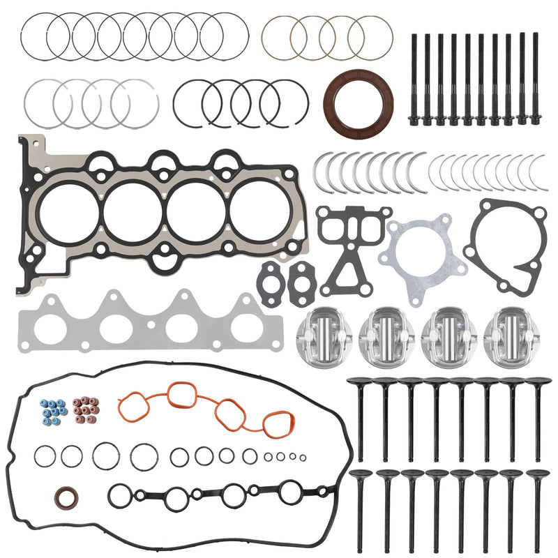 G4FD 1.6L Engine Rebuild Overhaul Kit Pistons Rings for Hyundai Kia Soul