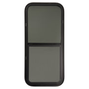 DURAFORCE 18" W X 40" H RV Window W/ Screen Trim Ring Vertical Slider For Trailer Camper