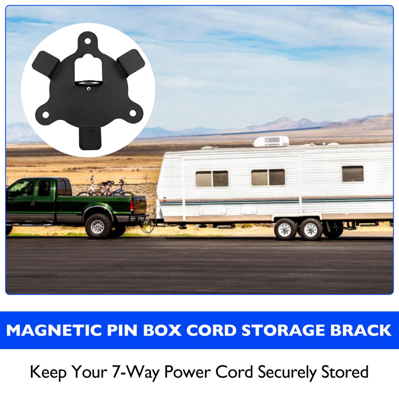 SP56 463 Trailer Wiring Cord Keeper Magnetic Pin Box Holder for Trailers RV