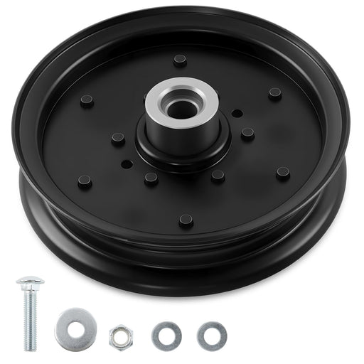 DURAFORCE 604231 Flat Idler Pulley For Hustler Raptor 48 52 54 60 Inch Mower 126124 1X
