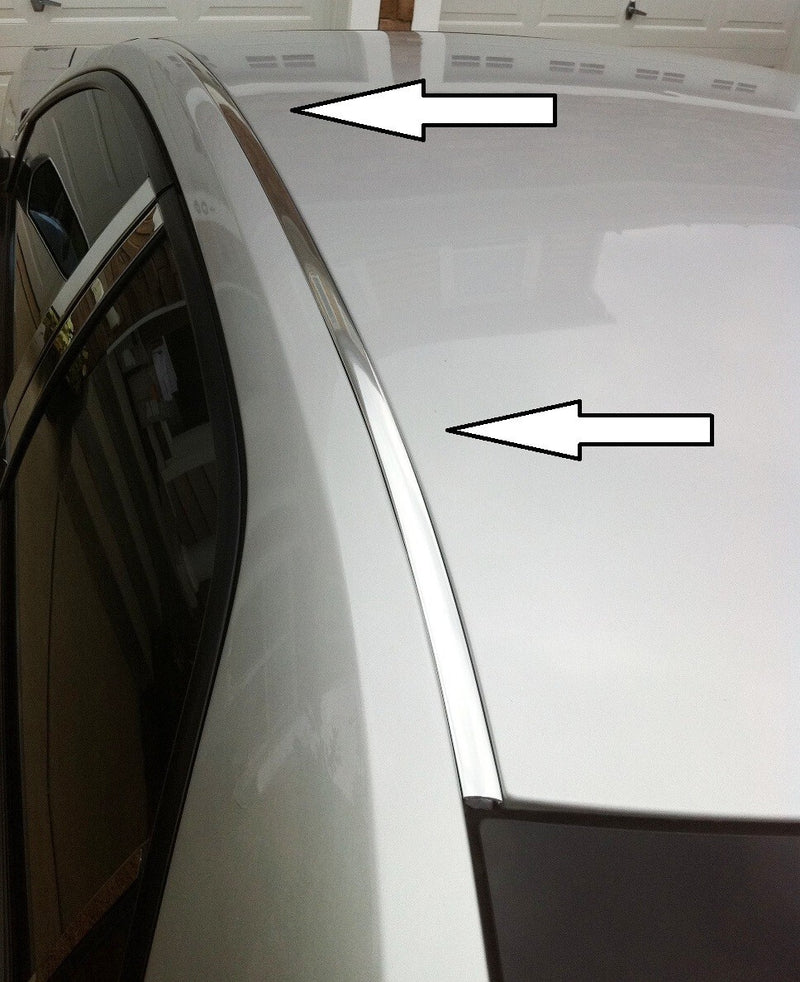 Chrome Roof Top Trim Molding Kit For Hyundai Elantra 2017 2020