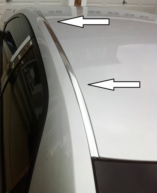 DURAFORCE Chrome Roof Top Trim Molding Kit For Hyundai Elantra 2017 2020