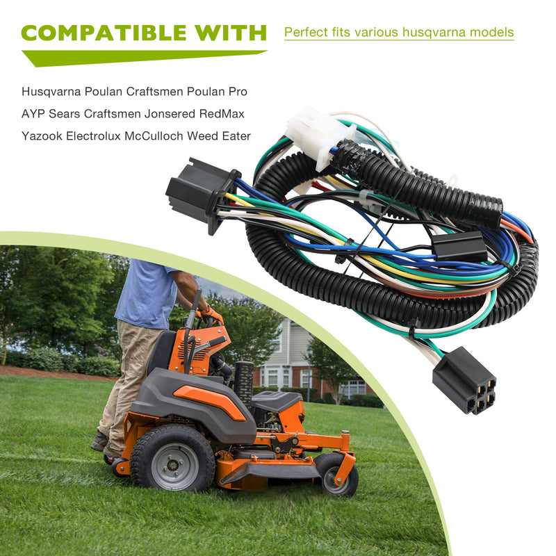 581023101 Ignition Wire Harness For Husqvarna 2246 Poulan PP19A42 Craftsman