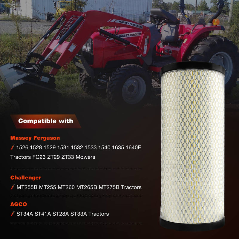 3607884M92 Air Filter for Massey Ferguson 1233 1526 1528 1529 1531 1532 1533