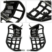 DURAFORCE For Kawasaki KFX700 KFX 700 Nerf Bars Pro Peg Heel Guards W/ Nets Side Step Bars