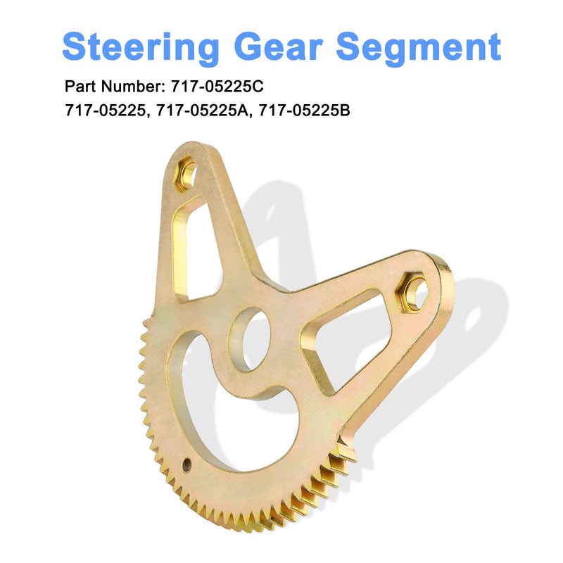 71705225 Mower Steering Gear Segment For MTD Cub Cadet XT1 GT LT XT2 S LX 16in