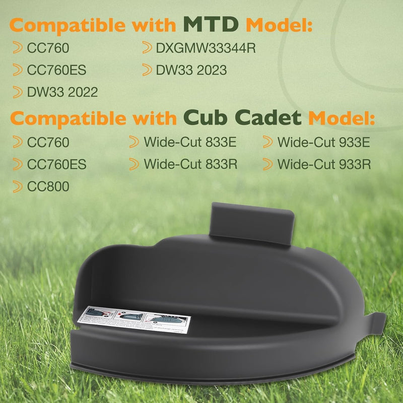 631-04252 33 Mower Mulch Cover Plug for MTD Cub Cadet CC760 CC760ES CC800