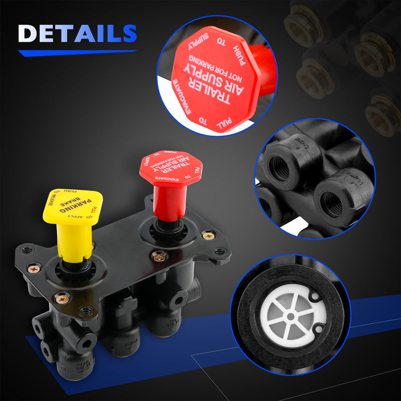 800519 MV3 Dash Air Brake Control Valve for Freightliner Kenworth Peterbilt