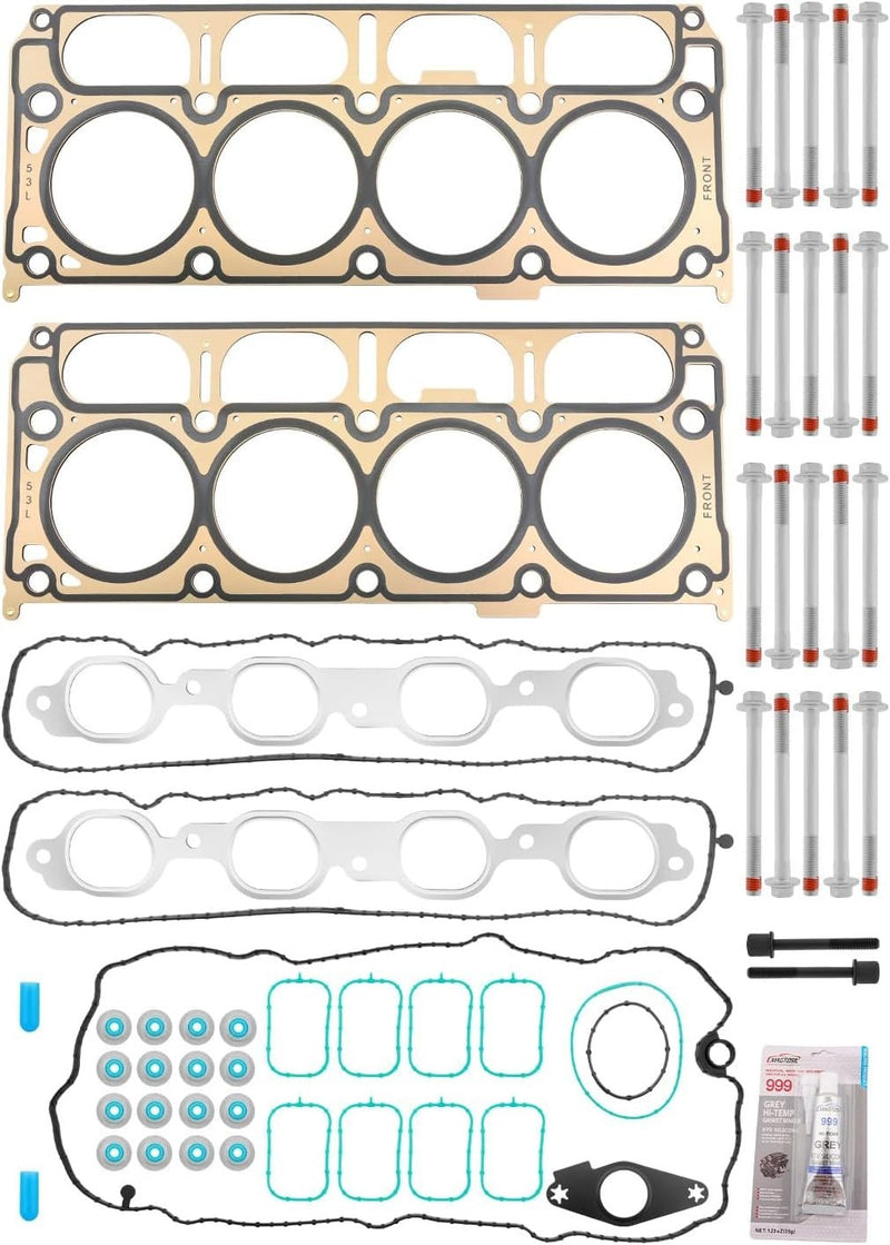 Head Gasket 5.3L Cylinder Head Bolt Kit For Chevy Silverado GMC Sierra Yukon