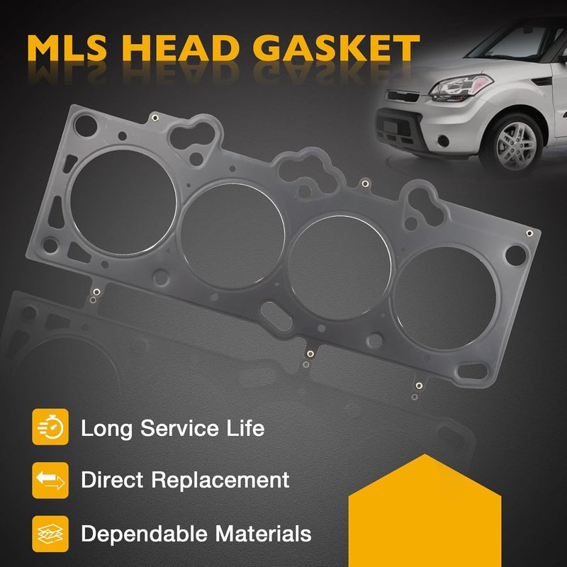 MLS Cyl Head Gasket Set for Hyundai Tucson Tiburon Kia Soul Spectra 2001 2012