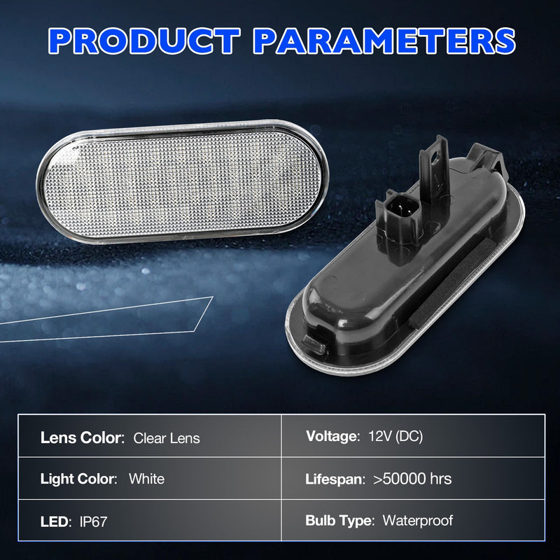 LED Truck Bed Light Lamp Assy Kit W Wires For 2021-2025 Ford F150 Plug Play