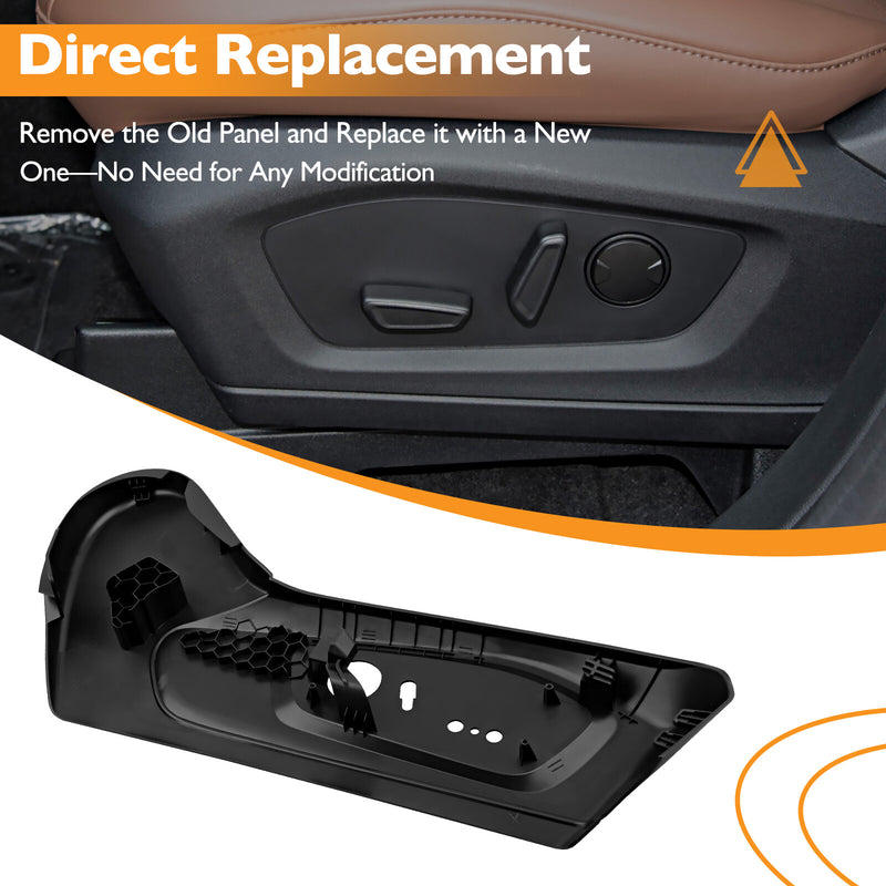 MB5Z7862187CC Black Left Driver Side Seat Trim Panel For 2020-2023 Ford Explorer