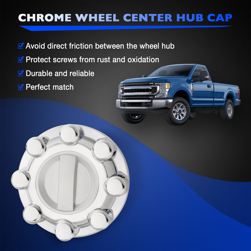 HC3Z1130J Chrome Front Rear Wheel Center Hub Cap For 2017 To 2022 Ford F250 F350