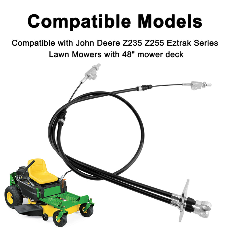 GY22289 Mower Deck Lift Cable For John Deere Z235 Z255 Eztrak Series Lawn Mowers