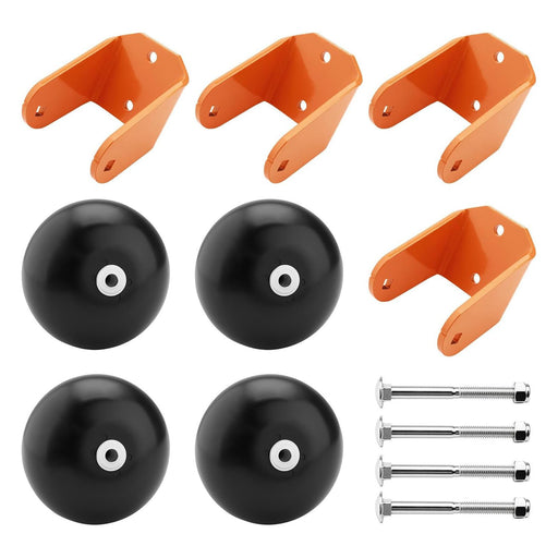 DURAFORCE Deck Anti Scalp Wheel Rollers Brackets for Scag Mower 42 48 52 61 Inch 4X