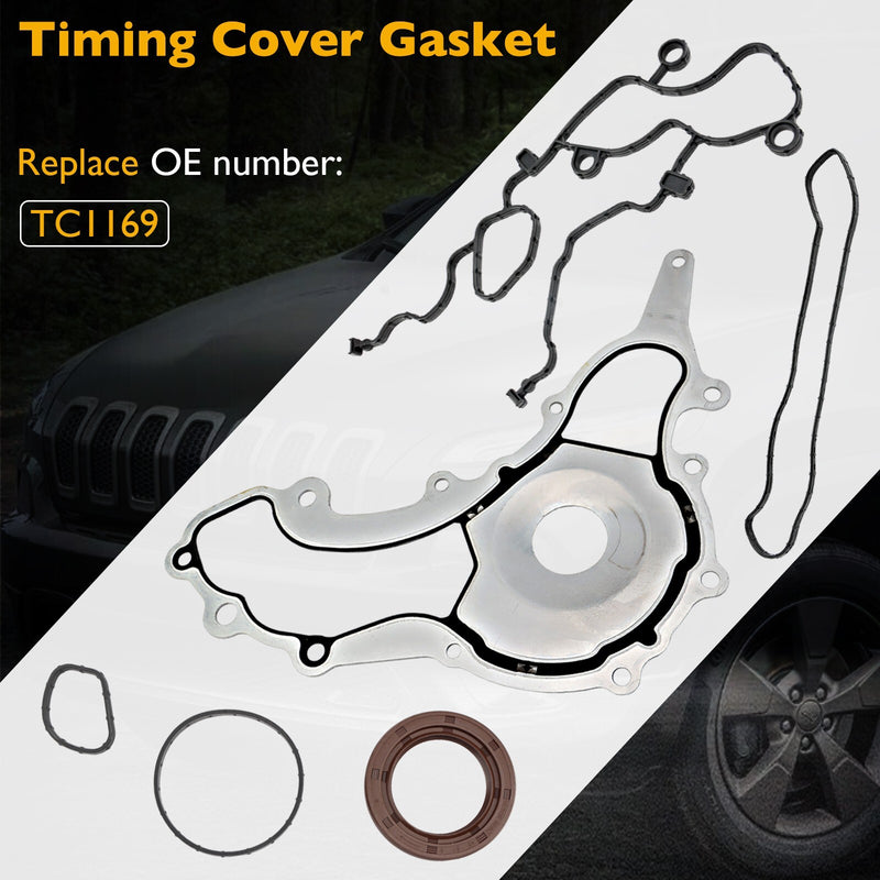 11to18 Timing Cover Gasket Set for Dodge Ram Chrysler Jeep 200 300 3.2L 3.6L V6