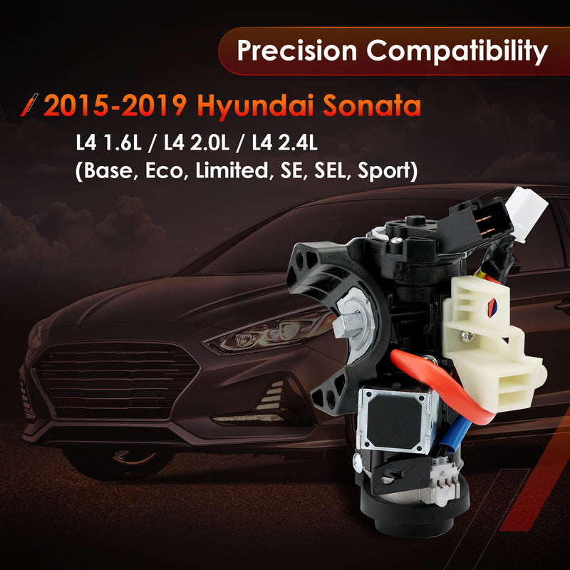 Ignition Lock Cylinder Switch And Housing With Key For Hyundai 15 19 Sonata