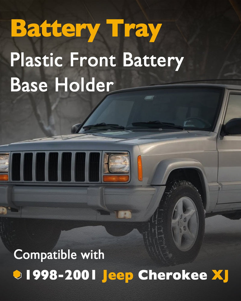 55235819AA Battery Base Tray Holder for 1998 2001 Jeep XJ Cherokee 2.5L 4.0L