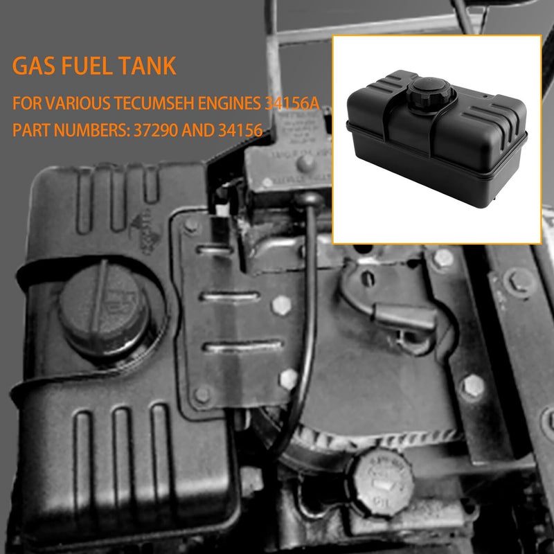 34156A Fuel Tank with Cap for Tecumseh Engines Replaces 37290 34156