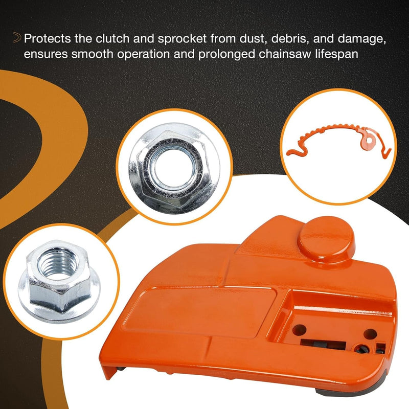 537286301 Chainsaw Clutch Cover With Brake For Husqvarna 455 460 Rancher