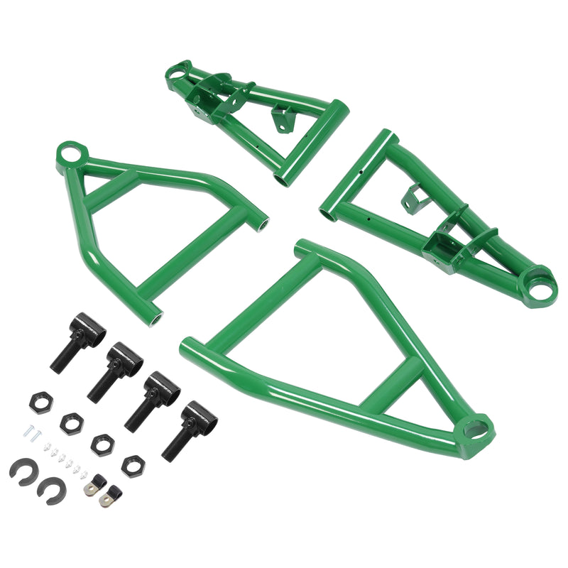 4PCS High Clearance Front A Arms Set for Kawasaki Teryx 4 800 2012 2024 Green