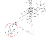 DURAFORCE Circulation Pump Hose for MerCruiser GM OMC 32-87108 32-33189 18-7133 9-44052