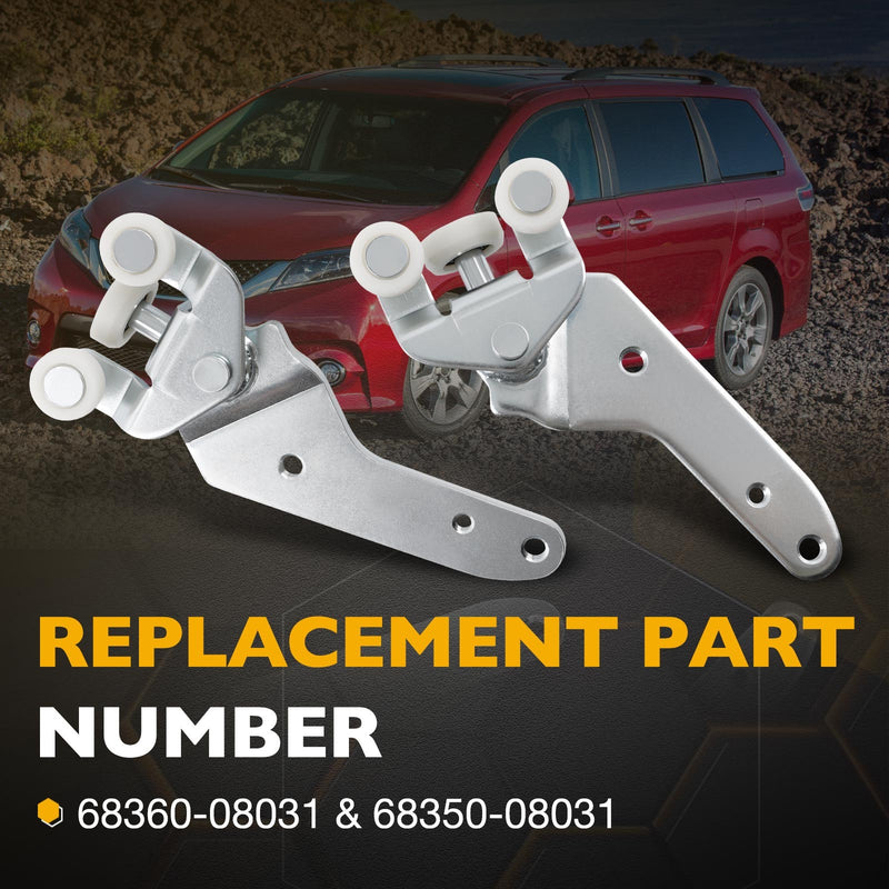 6836008031 Bottom Sliding Door Roller Hinge for Toyota Sienna 2.7 3.5 2010 2021