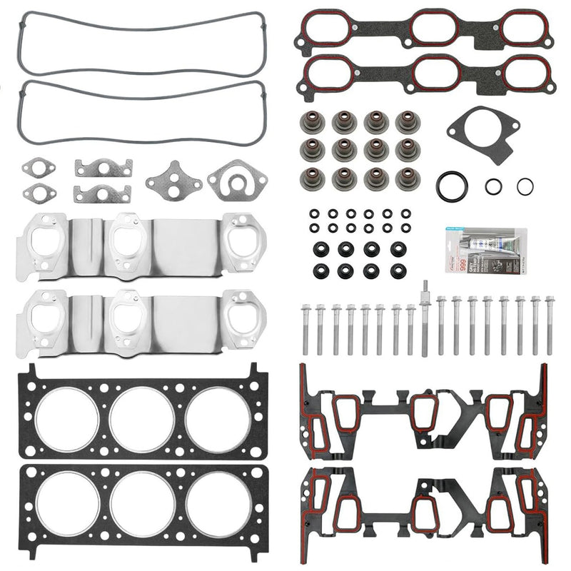 Head Gasket With Cylinder Head Bolt For Chevrolet Pontiac Buick Oldsmobile 3.1L