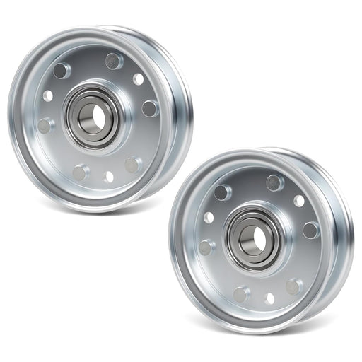 DURAFORCE 164090 Idler Flat Pulley for King Kutter RFM Series 4 5 6 ft Lawn Tractor