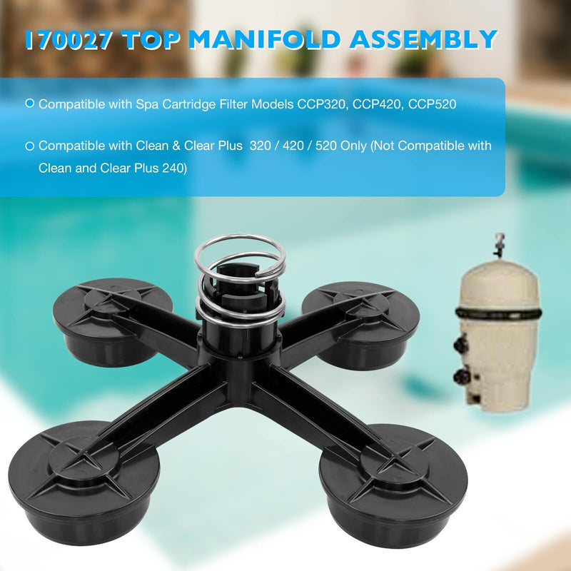 170027 Top Manifold Assembly For Pentair Clean & Clear Plus Pool 320 420 520 Spa