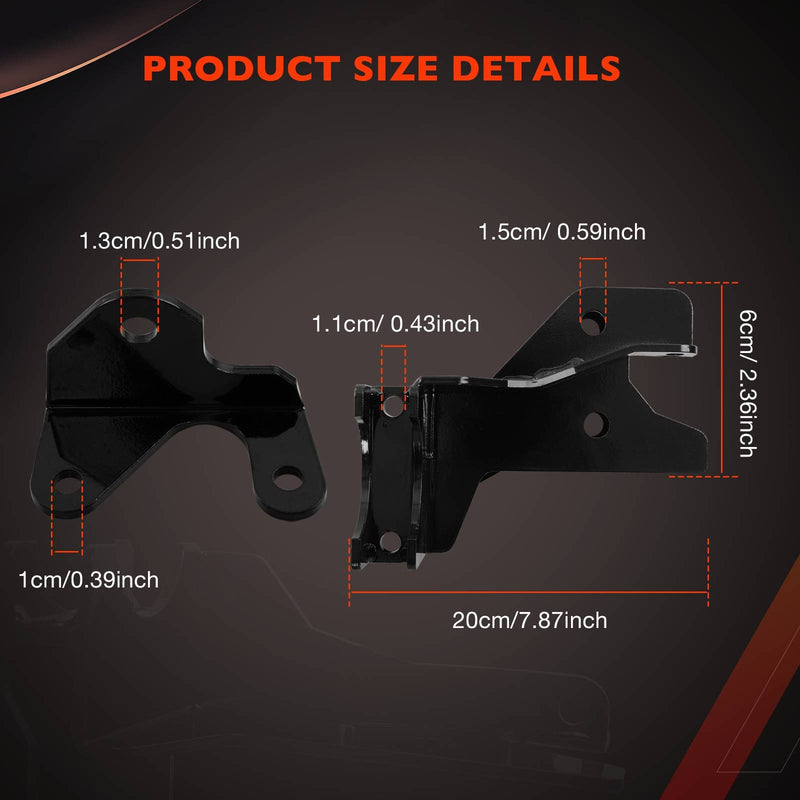 1118 Front Track Bar Relocation Bracket For Rough Country 07 18 Jeep JK Wrangler