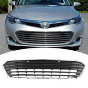 DURAFORCE Front Lower Chrome Mesh Grille Grill for Toyota Avalon 2013 2014 2015 XLE